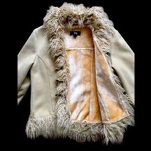 Blanc Noir Afghan Coat